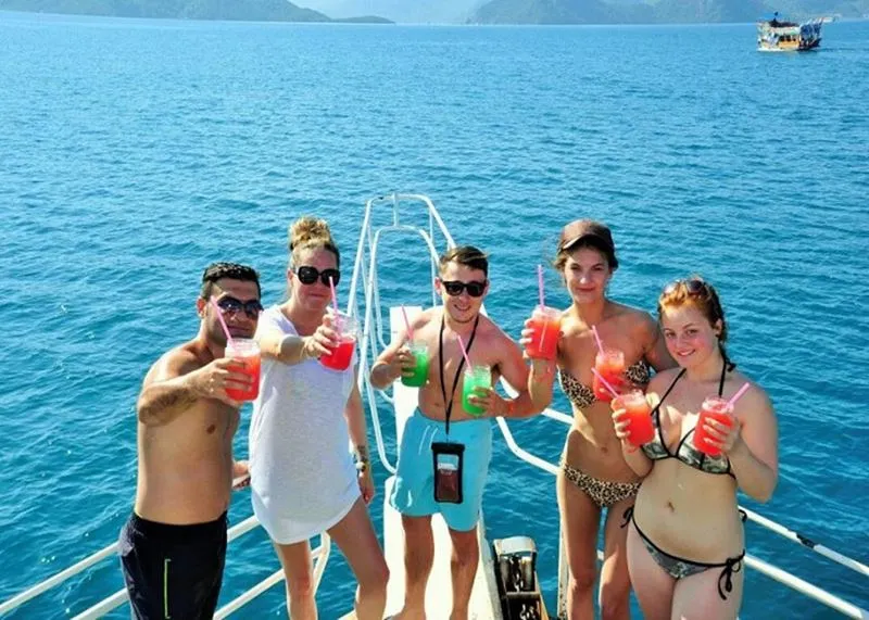 Icmeler Boat Trips Lunch & Unlimited Soft + Alcoholic Drinks